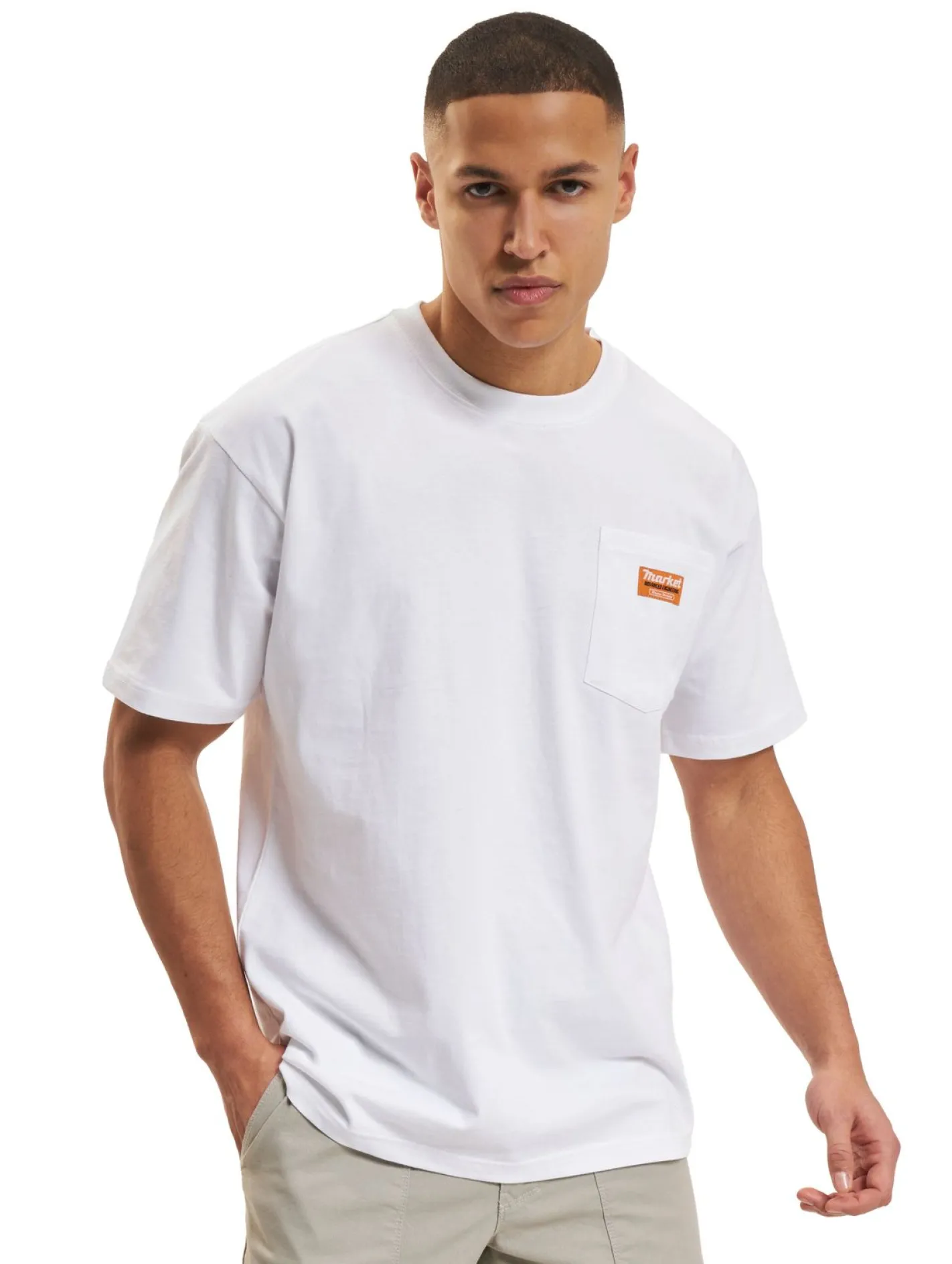 T-Shirts & Tank Tops*Market Hardware Pocket T-Shirts weiß
