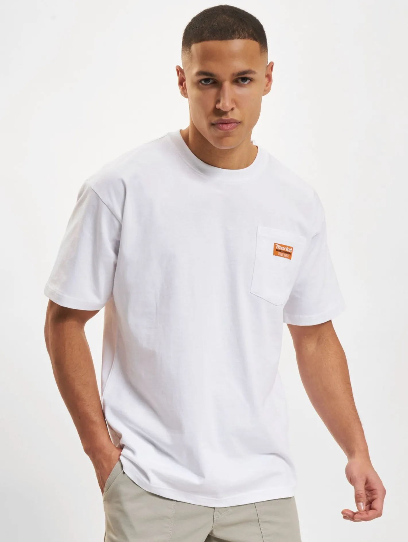 T-Shirts & Tank Tops*Market Hardware Pocket T-Shirts weiß