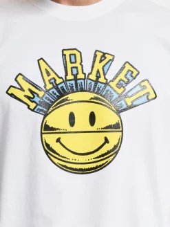 T-Shirts & Tank Tops*Market Smiley Hoops T-Shirts weiß