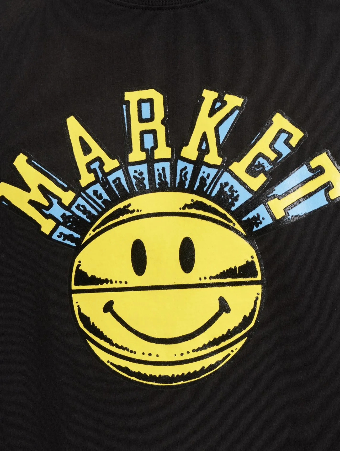 T-Shirts & Tank Tops*Market Smiley Hoops T-Shirts schwarz