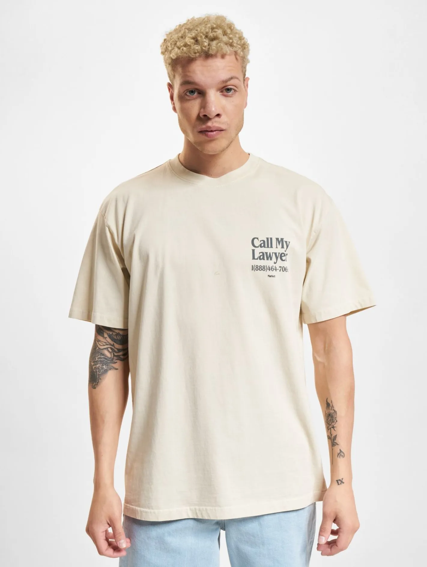 T-Shirts & Tank Tops*Market Rufen Sie meinen Anwalt T-Shirts ecru