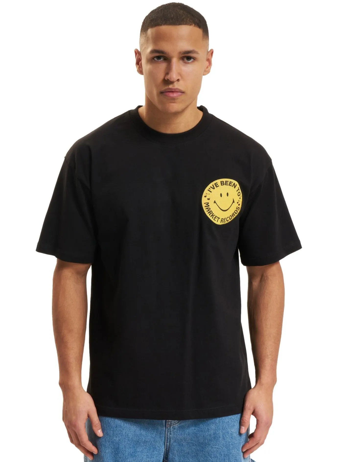 T-Shirts & Tank Tops*Market Smiley Afterhours T-Shirts schwarz