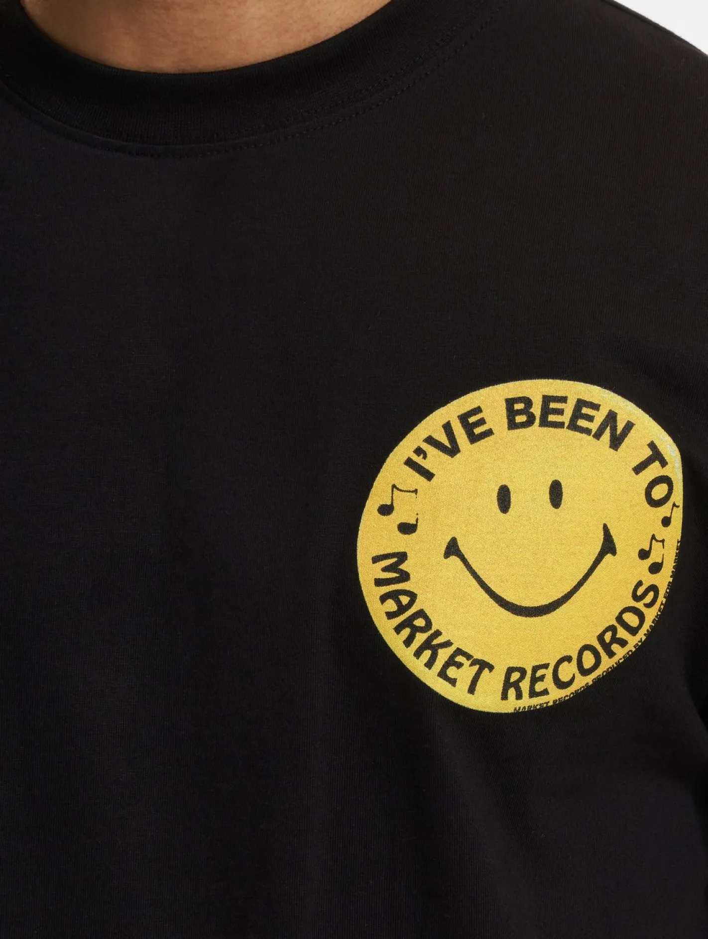 T-Shirts & Tank Tops*Market Smiley Afterhours T-Shirts schwarz