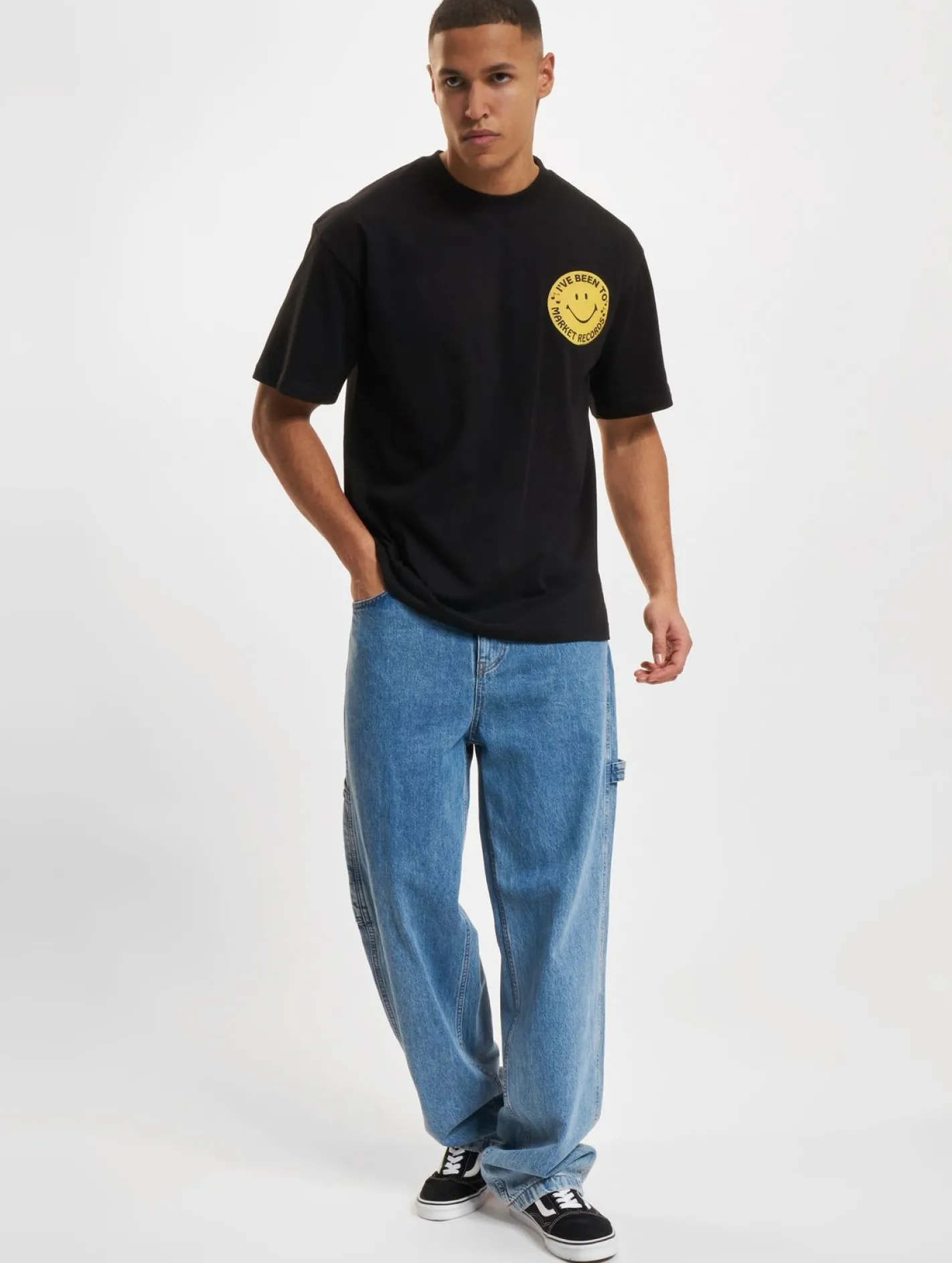 T-Shirts & Tank Tops*Market Smiley Afterhours T-Shirts schwarz