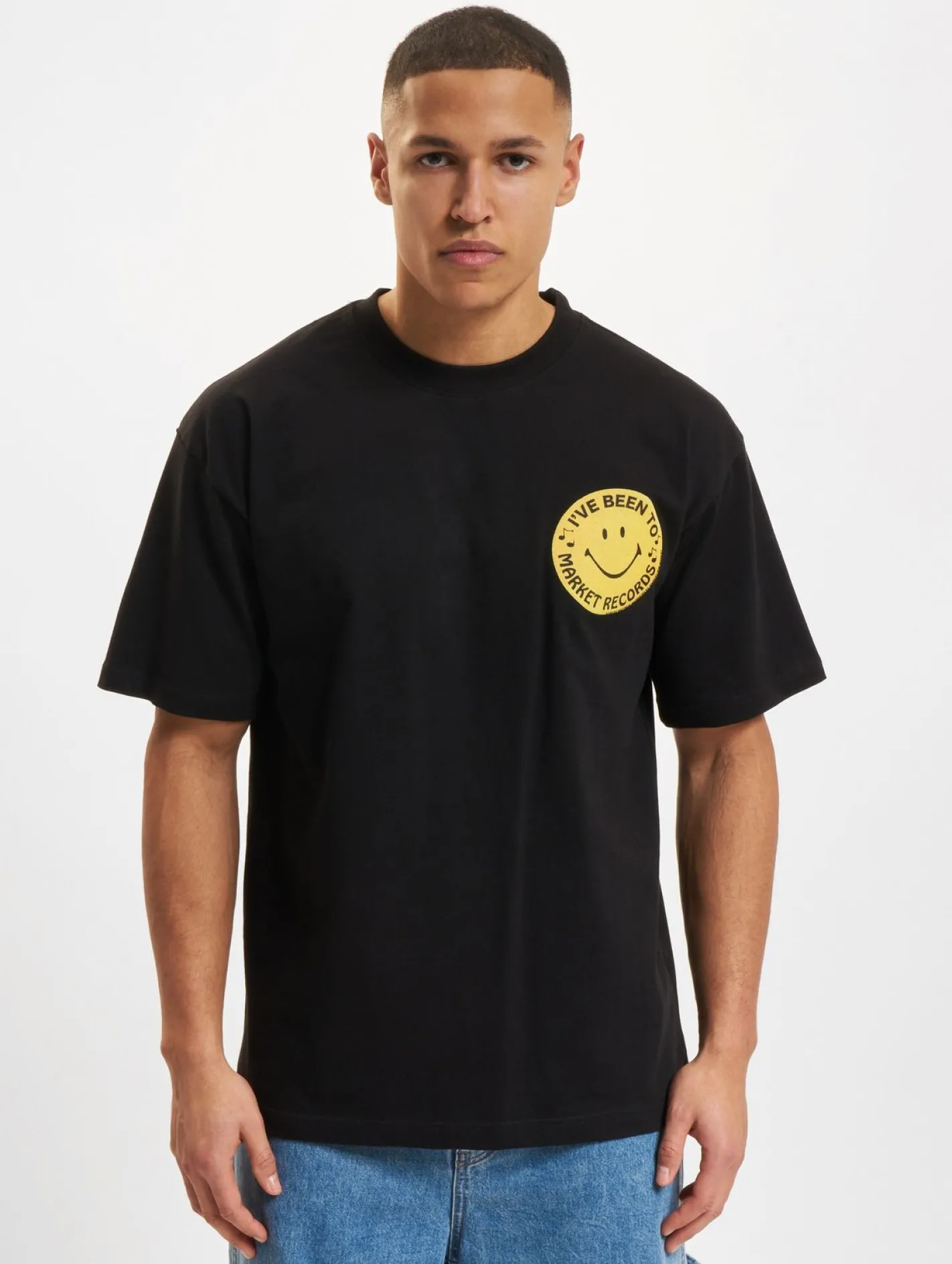 T-Shirts & Tank Tops*Market Smiley Afterhours T-Shirts schwarz