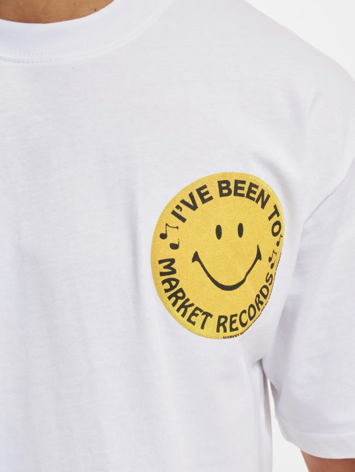 T-Shirts & Tank Tops*Market Smiley Afterhours T-Shirts weiß