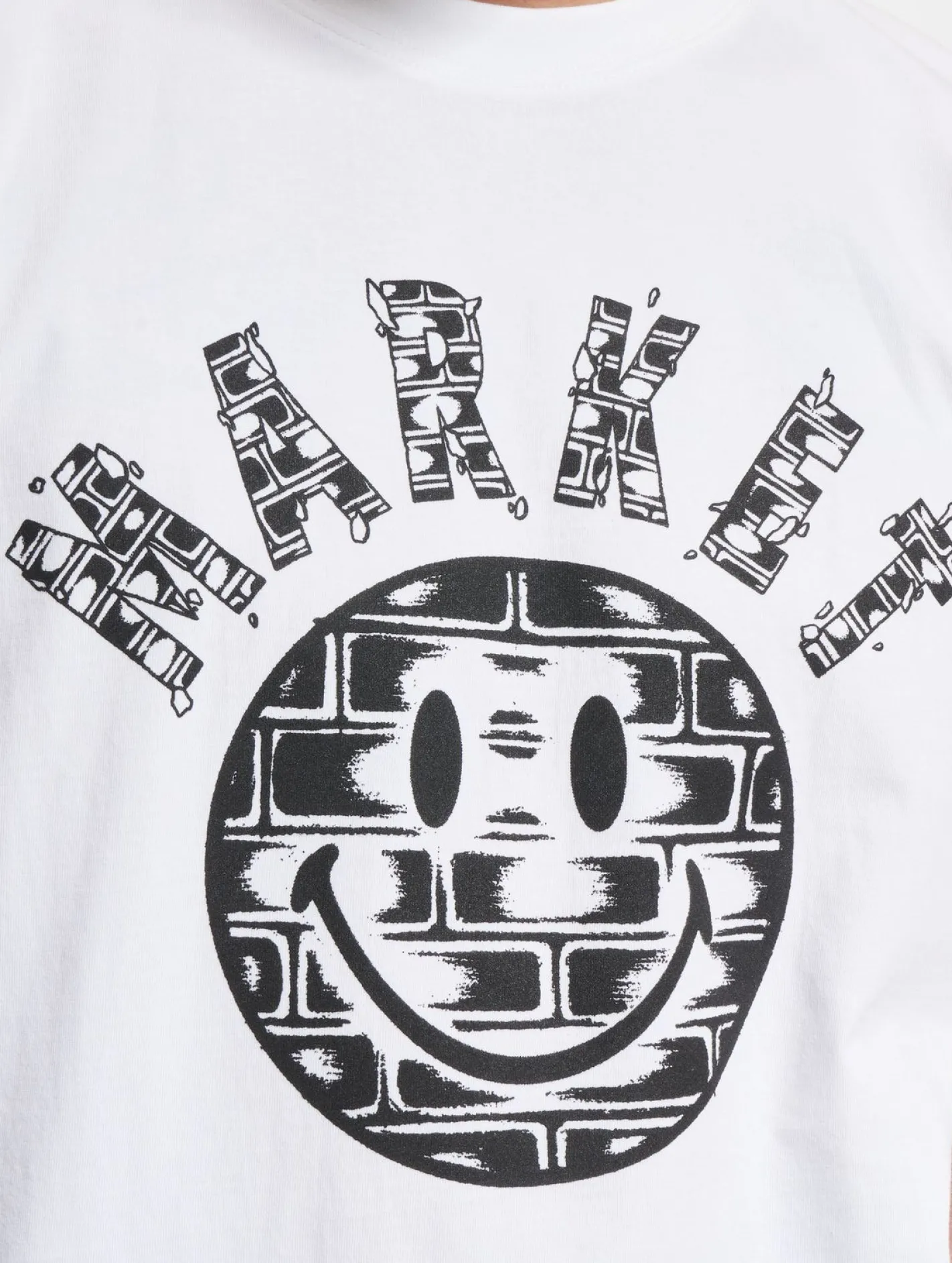 T-Shirts & Tank Tops*Market Smiley Brickhouse T-Shirts weiß