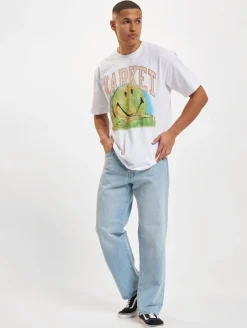 T-Shirts & Tank Tops*Market Smiley Out Of Body T-Shirts weiß