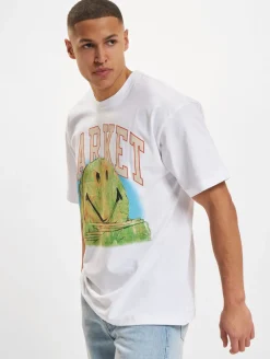 T-Shirts & Tank Tops*Market Smiley Out Of Body T-Shirts weiß