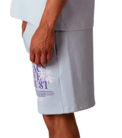 Shorts & Bermudas*MARY JANE BERLIN Herren Sweat-Shorts mit 窶廬N PEACE WE TRUST窶ß Weiß