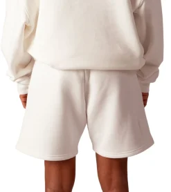 Shorts & Bermudas*MARY JANE BERLIN Herren Sweat-Shorts mit 窶廬N PEACE WE TRUST窶ß Weiß