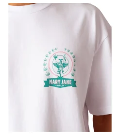 T-Shirts & Tank Tops*MARY JANE BERLIN Herren T-Shirt Baumwoll-Shirt Kurzarm-Shirt Oversized-Fit 2406-4-T2 in , Weiß, Rosa oder Hellblau Schwarz