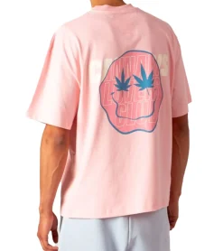 T-Shirts & Tank Tops*MARY JANE BERLIN Herren T-Shirt Baumwoll-Shirt Kurzarm-Shirt Oversized-Fit 2406-4-T2 in , Weiß, Rosa oder Hellblau Schwarz