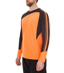 Jogginghosen & Fitnessmode|Pullover & Sweater*masita Herren Fitness-Pullover mit ClimaTech+ Technologie Langarm-Shirt Sport-Trikot Torwarttrikot 8516 Neon-Orange/Neon-Grün/Blau oder Grau