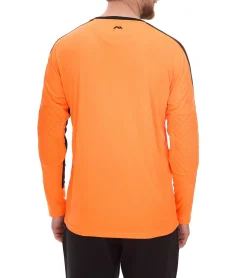 Jogginghosen & Fitnessmode|Pullover & Sweater*masita Herren Fitness-Pullover mit ClimaTech+ Technologie Langarm-Shirt Sport-Trikot Torwarttrikot 8516 Neon-Orange/Neon-Grün/Blau oder Grau