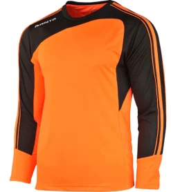 Pullover & Sweater|Jogginghosen & Fitnessmode*masita Kinder Fitness-Pullover mit ClimaTech+ Technologie Langarm-Shirt für Jungen und Mädchen Sport-Trikot Torwarttrikot 8516-5915J Neon-Orange/Schwarz