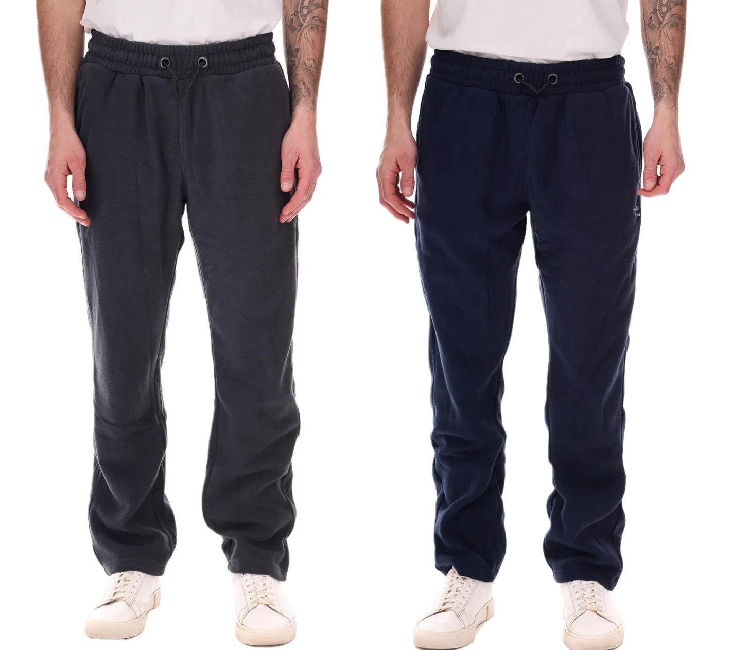 Jogginghosen & Fitnessmode*MAUI SPORTS Herren Fleece-Hose Freizeit-Jogger Homewear Oeko-Tex 100 zertifiziert 9087474 Blau oder Grau