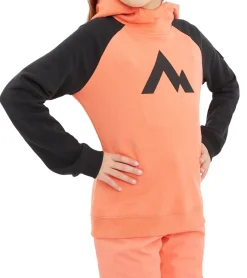 Pullover & Sweater*McKINLEY Garry II Kinder Sweater Kapuzen-Pullover für Mädchen und Jungen 416662 246 Orange/Schwarz