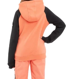 Pullover & Sweater*McKINLEY Garry II Kinder Sweater Kapuzen-Pullover für Mädchen und Jungen 416662 246 Orange/Schwarz