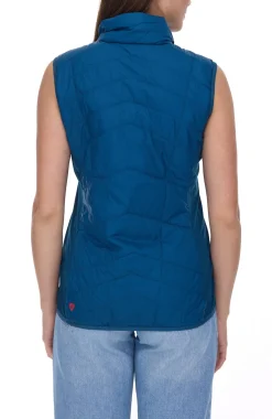Mäntel & Jacken*McKINLEY Sansa HYB VST W Damen Weste leicht wasserabweisende Stepp-Weste mit PRIMALOFT-Wattierung 419862 510 Blau