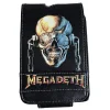 Rucksäcke & Taschen*BioworldMerch Megadeth Thrash-Metal-Band MP3-Player-Hülle mit Klettverschluss iPod-Player 11x7x1,5 cm MP3-Schutz Schwarz