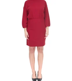 Kleider*melrose Mini-Kleid Damen Sommerkleid Milanokleid 3/4 Arm 13368060 Rot