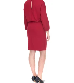 Kleider*melrose Mini-Kleid Damen Sommerkleid Milanokleid 3/4 Arm 13368060 Rot