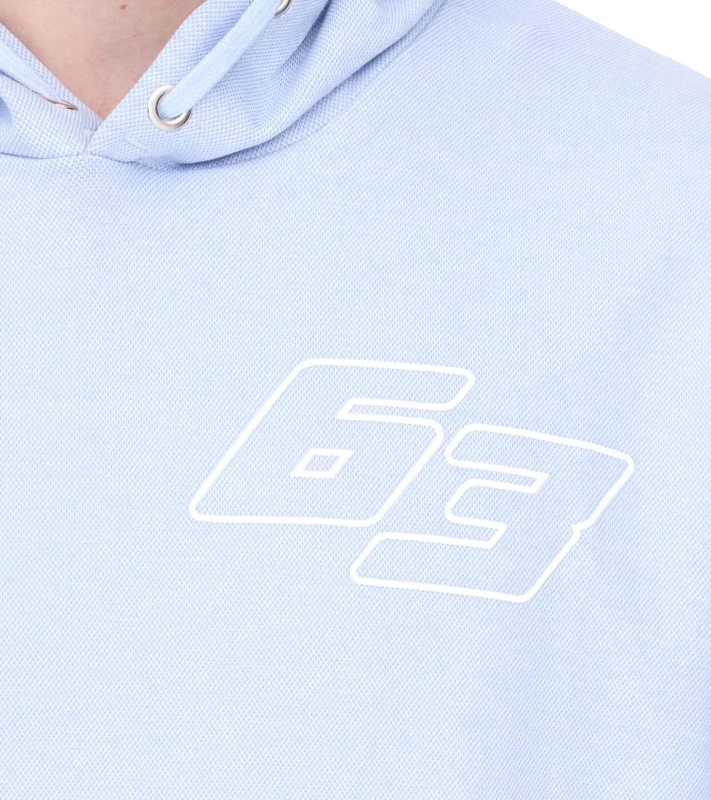 Pullover & Sweater*Mercedes-Benz AMG F1 George Russell Herren Pullover Baumwoll-Pullover Kapuzen-Pullover 701221851 001 Hellblau