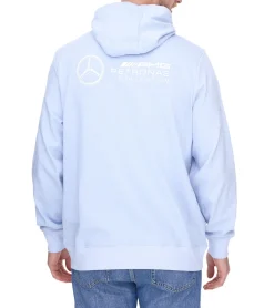 Pullover & Sweater*Mercedes-Benz AMG F1 George Russell Herren Pullover Baumwoll-Pullover Kapuzen-Pullover 701221851 001 Hellblau