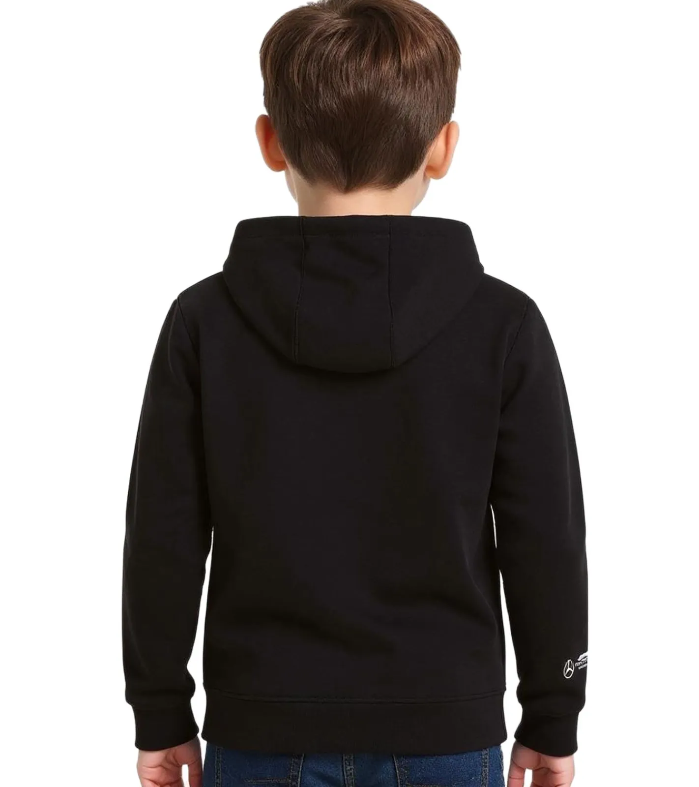 Pullover & Sweater*Mercedes-Benz AMG Petronas F1 Kinder Hoodie Mädchen und Jungen Kapuzen-Sweatshirt Formel 1 70122713 George Russel oder Lewis Hamilton Schwarz