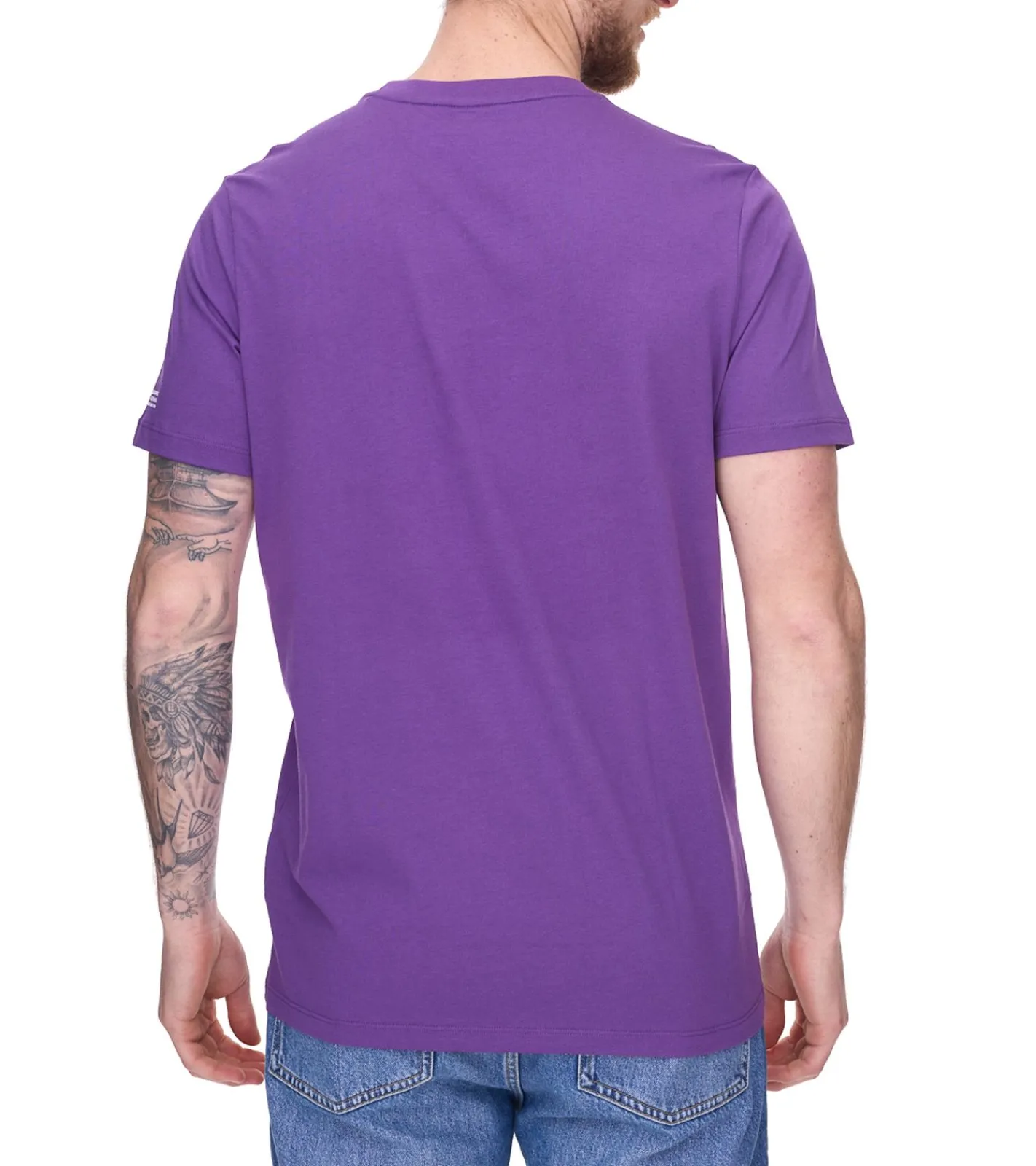 T-Shirts & Tank Tops|Große Größen*Mercedes-Benz AMG Petronas F1 MAPF1 Portrait oder Logo Herren Baumwoll-Shirt mit George Russel Print Rundhals-Shirt 701222296-701222304 Blau oder Lila