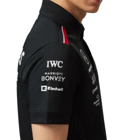 Hemden & Poloshirts*Mercedes-Benz AMG Petronas F1 2023 Team-Poloshirt Herren Motorsport-Shirt Kurzarm-Shirt 701223408 oder Schwarz Weiß