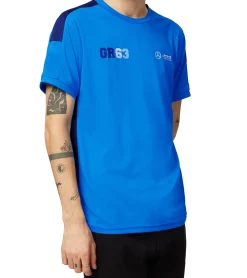 T-Shirts & Tank Tops*Mercedes-Benz AMG Petronas F1 MAPF1 FW George Russell Herren Basic T-Shirt mit GR63-Print Alltags-Shirt 701222311 001 Blau