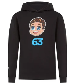 Pullover & Sweater*Mercedes-Benz AMG Petronas F1 George Russell Kinder Hoodie Mädchen und Jungen Kapuzen-Sweatshirt Formel 1 701227132 001 Schwarz