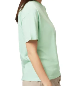 Tops & T-Shirts*Mercedes-Benz AMG Petronas F1 Retro Damen T-Shirt mit großem AMG Petronas Rückenschriftzug Baumwoll-Shirt 701225452 001 Mintgrün