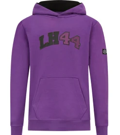 Pullover & Sweater*Mercedes-Benz AMG Petronas F1 Lewis-Hamilton-LH44 Hoodie nachhaltiges Mädchen und Jungen Kapuzen-Sweatshirt Formel 1 701222306 001 Lila