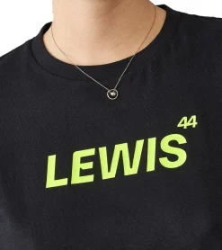 Tops & T-Shirts*Mercedes-Benz AMG Petronas F1 MAPF Damen T-Shirt Baumwoll-Shirt Kurzarm-Shirt 70122712 George Russell oder Lewis Hamilton Schwarz