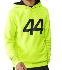 Pullover & Sweater*Mercedes-Benz AMG Petronas F1 Hoodie Lewis Hamilton Herren Kapuzen-Sweatshirt Formel 1 701227116 002 Neongelb/ Schwarz