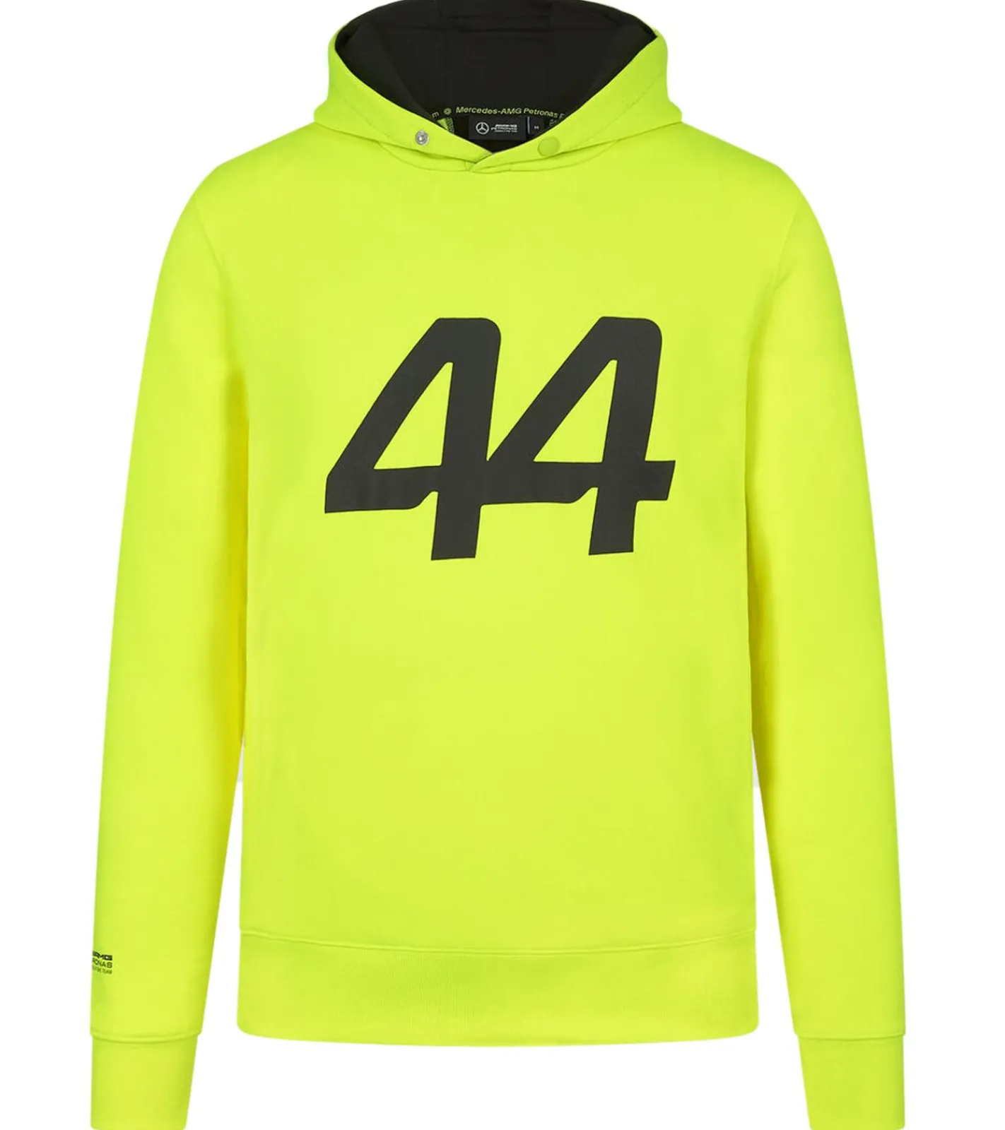 Pullover & Sweater*Mercedes-Benz AMG Petronas F1 Hoodie Lewis Hamilton Herren Kapuzen-Sweatshirt Formel 1 701227116 002 Neongelb/ Schwarz