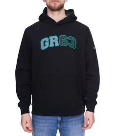 Pullover & Sweater*Mercedes-Benz AMG Petronas George Russell Herren Hoodie Baumwoll-Pullover Kapuzen-Pullover Sweater 701222310 001 Schwarz