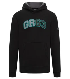 Pullover & Sweater*Mercedes-Benz AMG Petronas George Russell Herren Hoodie Baumwoll-Pullover Kapuzen-Pullover Sweater 701222310 001 Schwarz