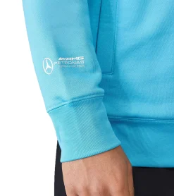 Pullover & Sweater*Mercedes-Benz AMG Petronas F1 Hoodie George Russel Herren Kapuzen-Sweatshirt Formel 1 701227118 002 Türkis