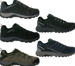 Laufschuhe & Joggingschuhe|Schnürschuhe & Halbschuhe*MERRELL Alverstone 2 Gore-Tex Herren Wanderschuhe oder nachhaltige Fly Strike Lauf-Schuhe wasserdichte GTX Outdoor-Schuhe mit Wechselfußbett Grau, Hellbraun, Schwarz oder Blau Alverstone 2 Grau