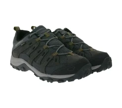 Laufschuhe & Joggingschuhe|Schnürschuhe & Halbschuhe*MERRELL Alverstone 2 Gore-Tex Herren Wanderschuhe oder nachhaltige Fly Strike Lauf-Schuhe wasserdichte GTX Outdoor-Schuhe mit Wechselfußbett Grau, Hellbraun, Schwarz oder Blau Alverstone 2 Grau