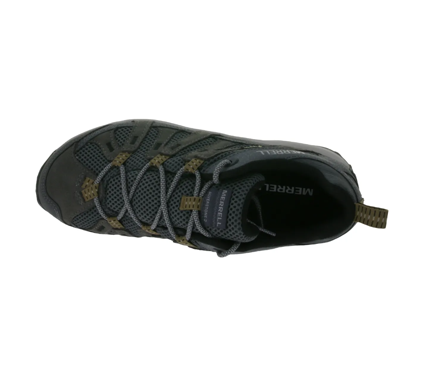 Laufschuhe & Joggingschuhe|Schnürschuhe & Halbschuhe*MERRELL Alverstone 2 Gore-Tex Herren Wanderschuhe oder nachhaltige Fly Strike Lauf-Schuhe wasserdichte GTX Outdoor-Schuhe mit Wechselfußbett Grau, Hellbraun, Schwarz oder Blau Alverstone 2 Grau