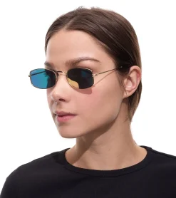 Sonnenbrillen*MILLNER Hilton Damen Sonnenbrille Verspiegelt 100% UV 400 Schutz Filterkategorie 3 Urlaubs-Brille 0020703 Gold/Pink