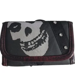 Portemonnaies & Geldbörsen*BioworldMerch Misfits Stilvolle Band-Brieftasche mit Totenkopf-Motiv Portemonnaie GW108443MIS Schwarz/Weiß