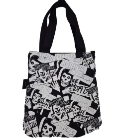 Rucksäcke & Taschen*BioworldMerch MISFITS Teenager from Mars Punkrock-Band Tote Bag Damen und Herren Schultertasche wendbar LT114889MISO 35x32 cm LT114889MISO Schwarz/Bunt
