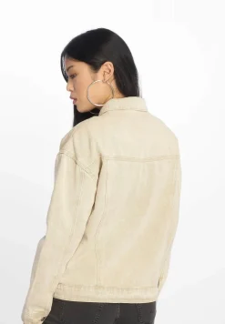 Mäntel & Jacken*Missguided Übergroße Jeansjacke in Sand