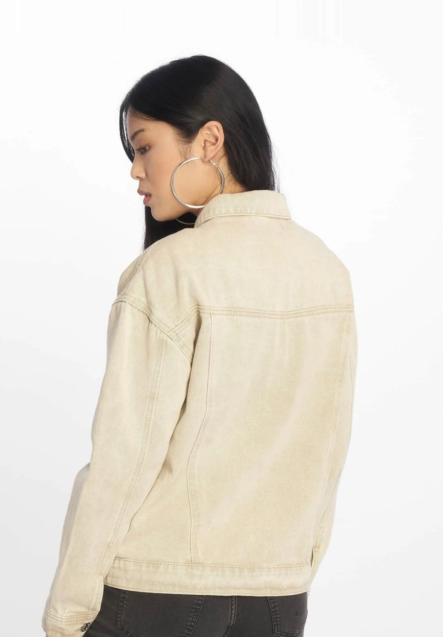 Mäntel & Jacken*Missguided Übergroße Jeansjacke in Sand